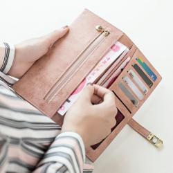 OEW171 Hot Selling Money Bag New Arrive Clutch Wallets PU Leather High Quality Card Holder Wallet Women Ladies Wallet