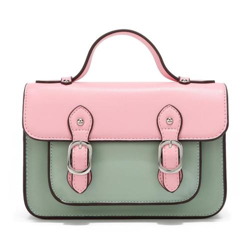 2024 Custom Vegan Leather College Satchel Bags For Preppy Style Girls Handbag