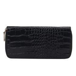HR498 New PU Leather Wallet for Women Coin Wallet Female Retro Pattern Luxury Handbag Ladies Evening Party Handheld Card Purse