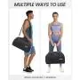 LOVEVOOK Sucipi Wholesale Waterproof 45L sports Duffel Bag with Shoes Compartment for women men Fitness Yoga Travel luggage bags