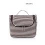 Gelory Stripe Travel Wash Bag Womens Toiletry Pouch Organizer Shaving Cosmetic Case Waterproof Storage Bag
