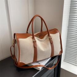 Retro Women's Handheld Canvas Sports and Fitness Capacity Travel Bag