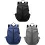 HR624 Men's Backpack Business Commuting USB Charge Port Laptop Bag Lightweight Oxford Waterproof Outdoor Travel Sports Backpack
