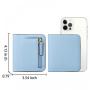 ZF212 New Ultra-thin Ladies Short Wallet Multifunctional Korean Version of The Simple PU Coin Purse Money Clip