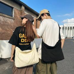Wholesale Factory Custom Canvas Shopping Bag Korean Casual Fashion crossbody Shoulder Bag for Student