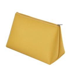 Gelory Wholesale Big Capacity Cosmetic Toiletries Pouch Soft Men Women Travel Leather Toiletry Wash Bag