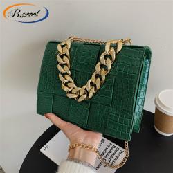 Chains Ladies Designer Bags Pu Ladies Hand Bag Handbags Stone Grain Bolsos Magnetic Button Womens Handbags And Purses RY74001