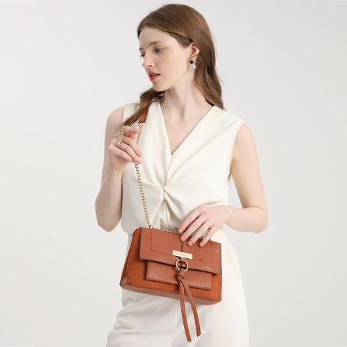 2024 new design trend wholesale fashion shoulder bag women PU leather high quality simple casual handbag
