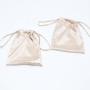 Custom Embroidery Silk Drawstring Makeup Lipstick Jewelry Gift Dust Bag Hair Wig Underwear Packaging Silk Satin Pouch