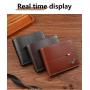 Men's leather wallet, bank credit card holder, casual short style PU leather change pocket, men's wallet