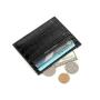 Slim Crocodile Embossed Leather First Layer Cowhide Id Card Holder Wallet Embossed Logo Credit Card Holder