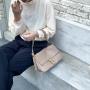 2024 Wholesale Women's Hand Bag Flip Soft PU Leather Simple Shoulder Bag Fashion Plain Women's Handbags