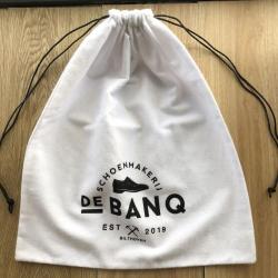 White Cotton Flannel Shoe Packaging Bag Shoe Gift Bag