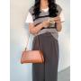 Factory Wholesale Simple Style Shoulder Bag PU Leather Spaghetti Strap Bag Cheap Hundred Bags for Women