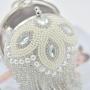 New Round Ball Pearl Bright Diamond Handheld Evening Bag
