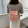 Backpack Spring New Fashion Embroidered Thread Diamond Grid Small Backpack