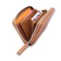 Custom Women Wallet Zipper Leather Card Holder Convenient Small Change Card Wallet