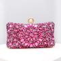 Hot selling diamond multicolour shiny rhinestone handbag clutch bag ladies party wedding blue evening bags