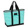Stripe Insulated Cooler Beach Bag Custom Logo Insulated Soft Bag Large Cooler Tote Bag With Beach Or Travel