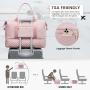 LOVEVOOK 2023 Quilted Custom carryon overnight bag fashion weekend waterproof luggage Bag with Wet Pocket Gym Travel Duffle bag