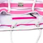 Women Canvas Stripe Shopping Bag Shoulder Beach Bag Female Casual Tote Big Wild Rough Twine Messenger Bag Ladies Handbags