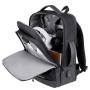 luxury carry on rucksack bagpack back pack with usb charge mochila de viaje black smart travel laptop backpacks bag for men