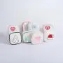 Keymay Wholesale Stock DIY Personalized Gift Bag Canvas Makeup Bags Zipper Pouch  Travel Blank Canvas Cosmetic Bag