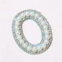 Stock 26 Pieces A-Z Pearl Alphabet English Letter Self Adhesive 3M Backing Embroidery for Clothing Logo DIY Letter Patches