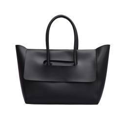 In Stock Vegan Leather Shoulder Hand bag Large Capacity Handbags For Women