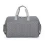 Custom Logo Weekend Tote Duffel Bag Waterproof Sports Gym Yoga Pink Travel Luggage Duffle Bag