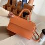 2024 Autumn New Fashion Portable Small Square Thread Open Bag Messenger Pu Women's Bag China Wholesale PU Ladies Shoulder Bag