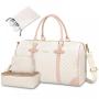 LOVEVOOK 2024 fashion outdoor travel handbags 3pc carry on Bags with shoe pocket Toiletry Weekender travel luggage duffel bags