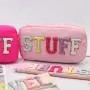 Wholesale Fashion Custom OEM Square Washable Travel Nylon Makeup Bag Pouch Zipper Toiletry Cosmetic Bag