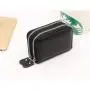 New Arrival  Custom Genuine Leather Rfid Blocking ATM Bank Credit Card Holders Wallets Coin Purse