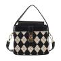 2024 New diamond pattern bucket bag Europe and the United States retro single shoulder cross bag fashion casual handbags