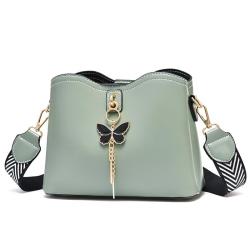 Simple large capacity fashionable solid color crossbody bag