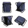 Large capacity Custom Reusable Picnic Outdoor Waterproof Traveling Food Cooler Bag with Chair