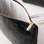 African Girls Makeup Bag Bridesmaid Leather Cosmetic Bag Customize Blank Cosmetic Bag Of Makeup Puffs
