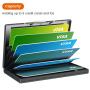 Wholesale card box, stainless steel card holder, credit card box, black stainless steel bank card box, metal card holder