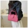 HR632 Women's Tote Bag Commuting New Fashion Contrasting Colors Portable Underarm Bag PU Handbag Versatile Shoulder CrossbodyBag