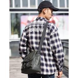 ZWY114 Wholesale New Nylon Waterproof Men Messenger Bag Work Travel Student Shoulder Bag Business Casual Stylish Crossbody Bag