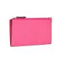 Factory Customize Credit Card Zipper Coin Purse And Bag Pu Pebble Leather Slim Card Holder Women Wallet