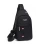 Korean style men's chest bags outdoor mountaineering cycling shoulder crossbody bag for men diagonal Oxford outdoor sports bag