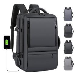 Minimalist Men's Business Backpack Lightweight Travel Commuting Bag with Multiple Compartments for Laptop and Other Essentials