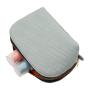 OEM/ODM leather cosmetic bag waterproof travel toiletry organizer leather make up bag