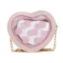customized transparent pvc ita bag heart shape design painful bag ita bag custom