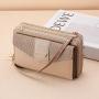 2024 New Multi Card Double Layer Zipper Wallet Single Shoulder Crossbody Women's Bag