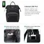 LOVEVOOK high quality custom logo large travel backpacks bags for business work office school 15.6 inch Women's  laptop Backpack