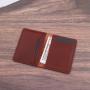 Leather Credit Card Holder Wallet Thin Bifold RFID Blocking Wallet Slim Front Pocket Minimalist Wallet Small Card Case