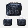Carteras Dompet Custom Luxury Genuine Real Crocodile Skin Leather Men Women Short Zipper Coin Money Purse Card Holder Wallets